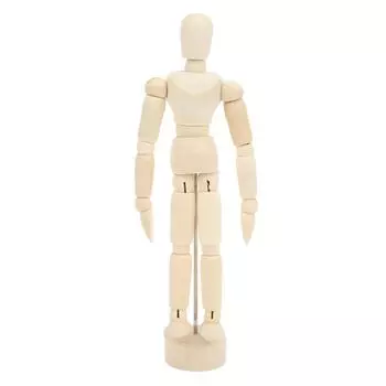 Деревянный манекен 14 вращающихся суставов манекен для рисования пропорции человеческого тела портативный художественный манекен