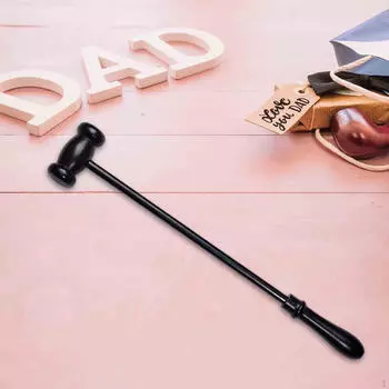 Деревянный массажный молоток сзади 14,96 дюйма, ручной двухсторонний удар по корпусу для dumbbell