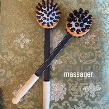 Деревянный молоток для массажа меридианов - ручная палка для пощечин по шее, плечам, спине и ногам Airbag Hammer Affordable Edition