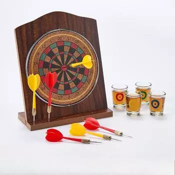 Деревянный набор для дартса, развлекательная вечеринка, профессиональный набор для дартса, игрушки с дротиками