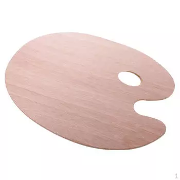 Деревянный овальный поднос для рисования маслом