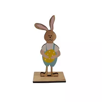Деревянный Пасхальный Кролик Милый Стиль Домашние Украшения Декоративные Ремесла One Size