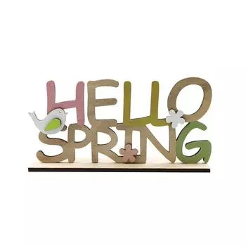 Деревянный Пасхальный Кролик Милый Стиль Домашние Украшения Декоративные Ремесла One Size