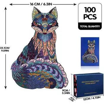 Деревянный пазл для взрослых и детей 3D пазл Животные Орел Деревянный пазл Уникальный пазл в форме животного Owl