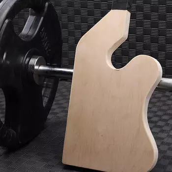 Деревянный подъемник для штанги с эргономичной ручкой и становой стойкой