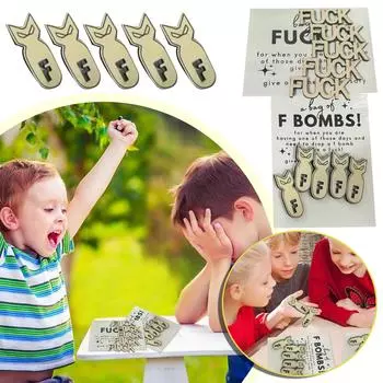 Деревянный подарок забавная летающая бомба сумка карманный подарок One Size