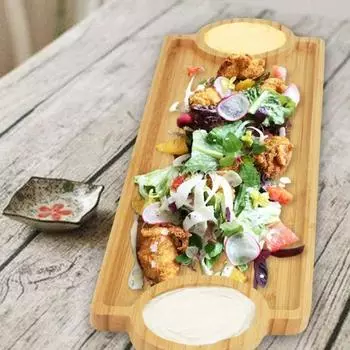 Деревянный поднос для еды Yousheng, многофункциональный поднос для торта, десерта, кекса, сыра, закуски, салата, разделочная доска для колбасных изделий, кухонное блюдо для сервировки еды