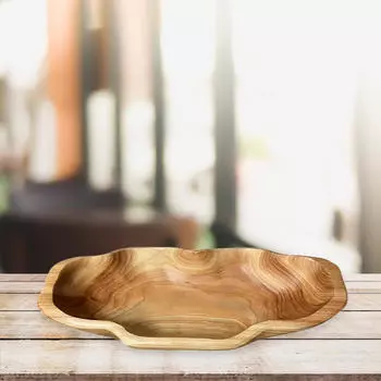 Деревянный поднос для фруктов, десертное блюдо, сервировочная посуда, тарелка, столовая посуда, миска для закусок
