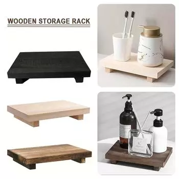 Деревянный поднос для хранения, поддон для хранения, используемый для гостиной, ванной, дома, товары для хранения вещей