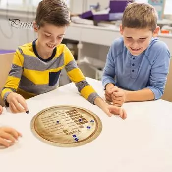 Деревянный поднос для игральных костей Farkle с игральными костями 7/12/14 дюймов, подставка для подсчета очков Farkle, игровой набор с правилами для игрового вечера, семейного сбора S