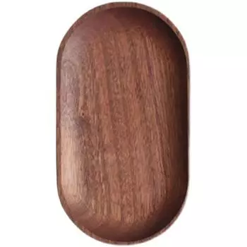 Деревянный поднос для сервировки Поддон из цельного дерева Овальная/прямоугольная тарелка Еда Десерт Фрукты Кофе Чай Чашка Тарелки Блюда Кухонные принадлежности