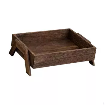 Деревянный поднос, кухонные принадлежности, продуманный подарок, деревенская декоративная тарелка для хранения вещей для чайной комнаты