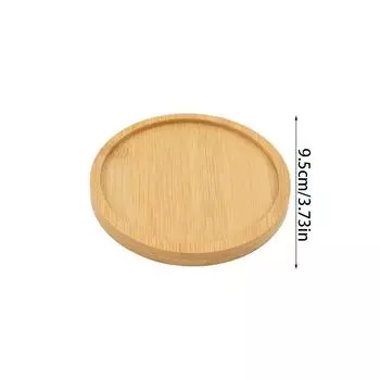 Деревянный поднос, органайзер для бутылок, держатель, круглый, квадратный, овальный, для хранения свечей, поднос для тарелок, аксессуары для ванной и кухни