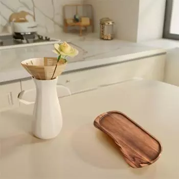 Деревянный поднос в японском стиле Доска для сыра Инновационная тарелка для закусок Кухня S