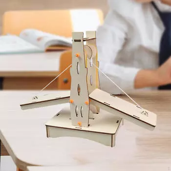 Деревянный подвесной мост, набор для строительства, научное образование, простая в сборке модель для самостоятельной сборки