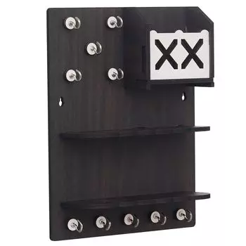 Деревянный Премиум Брелок Настенный Держатель Ключей Украшения Дивали Предметы Для Домашнего Декора Ключница (10 Крючок)