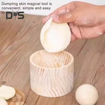 Деревянный пресс для пельменей Пресс для теста для пельменей Ручная машина для раскатывания пирогов Деревянный кухонный гаджет для пельменей