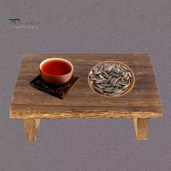 Деревянный прямоугольный низкий табурет, прочная кровать, табурет-лестница, мини-обеденный столик, цветочный горшок, подсвечник для ванной комнаты, украшение для дома темно-коричневого