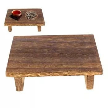 Деревянный прямоугольный низкий табурет, прочная кровать, табурет-лестница, мини-обеденный стол, кашпо