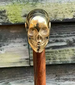 Деревянный рабочий стиль латунная ручка в викторианском стиле деревянный винтажный стиль прогулочный дизайн M аэро