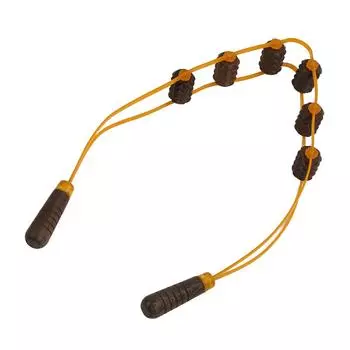Деревянный ручной массажный ремешок для релаксации лимфодренажной роликовой веревки для самостоятельного массажа для дома и шеи