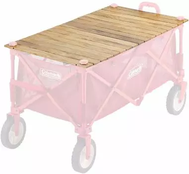 Деревянный рулонный стол Coleman Outdoor Wagon коричневый