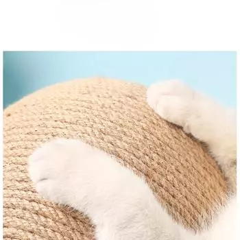 Деревянный шарик для кошачьих царапок, когти, меч, пеньковая веревка, доска для кошачьих царапок, лазалки, игрушка, прочный шест для кошачьих царапок, товары для животных