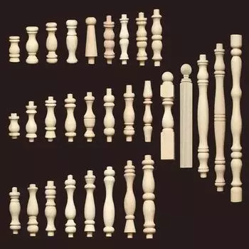 Деревянный шпиндель, мостовая колонна, аппликация, деревянная маленькая тыква, столбы, винный забор, украшения для дома, аксессуары, поддержка шкафа