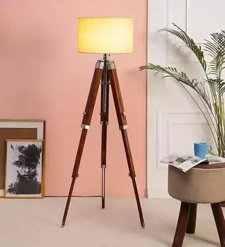 Деревянный штатив для напольной лампы, подставка для домашнего офиса, декоративная угловая лампа, напольная лампа M бездна