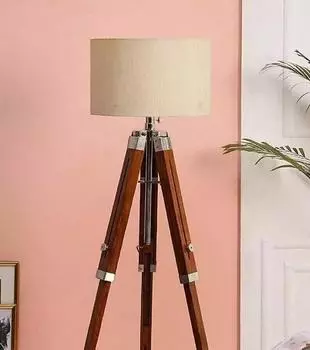 Деревянный штатив для напольной лампы, подставка для домашнего офиса, декоративная угловая лампа, напольная лампа