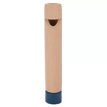 Деревянный слайд-свисток, флейта с функцией изменения голоса, развивающий инструмент, игрушка для детей, синий