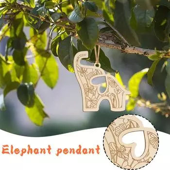 Деревянный слон, символизирующий любовь и преданность - подарок в знак признания дружбы и набор для домашнего декора, поздравительные открытки One Size