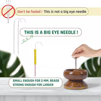 Деревянный спиннер для бусин, ручная чаша, многофункциональный, простой в использовании браслет ручной работы, ручной работы для