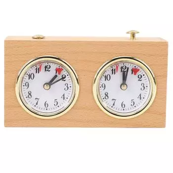Деревянный старинный шахматный таймер заводной многофункциональный портативный профессиональный орнамент для снятия стресса