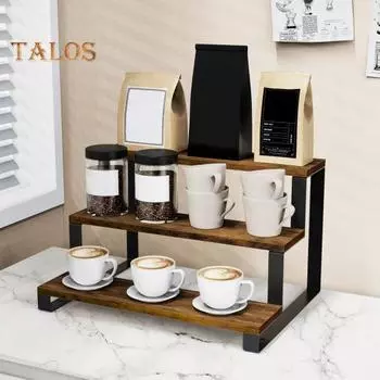 Деревянный стеллаж для хранения, трехъярусная витрина для коллекции кукол, подставка для шкафа, органайзер для шкафа, расширенная полка для дисплея, кухонная стойка, полка для приправ, парфюмерия