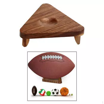 Деревянный стенд для показа мячей. Держатель для баскетбольного мяча. Коллекция футбольных мячей. Хранение штатива.