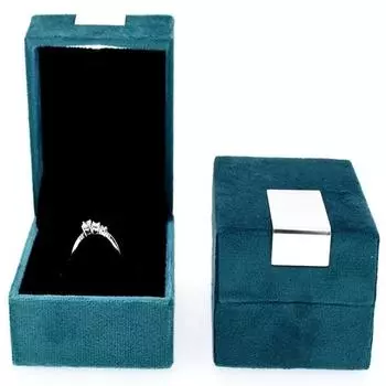 Деревянный светодиодный светильник для ювелирных изделий диаметром 7,6 см для кольца