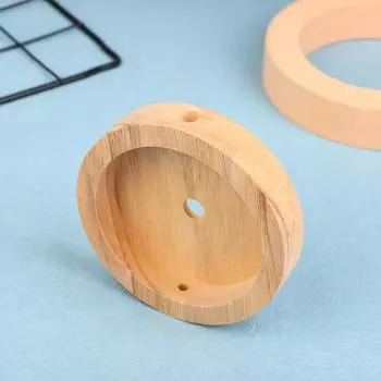 Деревянный световой купол 10 см Комплект Деревянные основания для ламп Потолочная панель Шасси Лампы Осветительные аксессуары Винтажная люстра Потолочная пластина