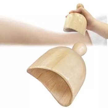 Деревянный терапевтический инструмент Гуаша, ручной массаж, деревянная чаша, инструменты для терапии по дереву, лимфодренажный массажер, скульптурирующий антицеллюлитный