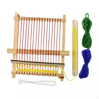 Деревянный ткацкий станок для детей, обучающая игрушка, сделай сам, многофункциональная ручная машина для рукоделия