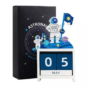 Деревянный вечный календарь обратный отсчет месяца дата блок кубики календарь милый настольный декор тип 1