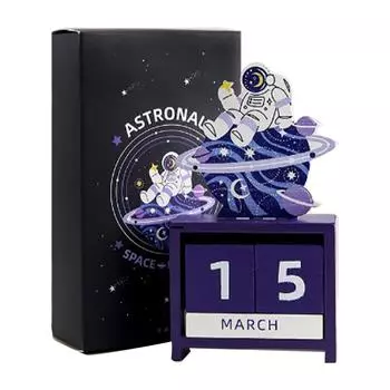 Деревянный вечный календарь обратный отсчет месяца дата блок кубики календарь милый настольный декор тип 2