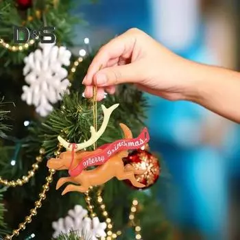 Деревянный зеленый эльф, забавное уродливое зеленое существо, рождественское украшение, яркая цветная зеленая кукла, подвеска для домашнего декора, рождественская елка 13