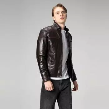 Dericlub Man Пальто из 100% натуральной кожи