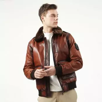 Dericlub Man Пальто из 100% натуральной кожи