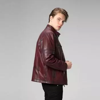 Dericlub Man Пальто из 100% натуральной кожи