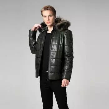 Dericlub Man Пальто из 100% натуральной кожи