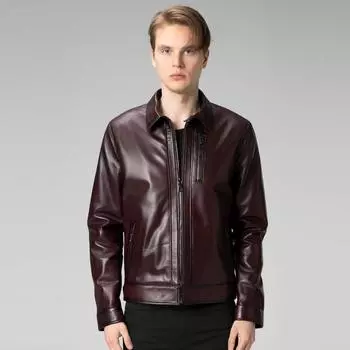 Dericlub Man Пальто из 100% натуральной кожи