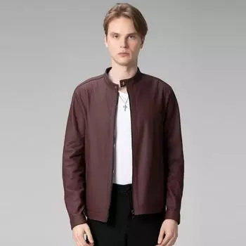 Dericlub Мужская куртка из 100% натуральной кожи