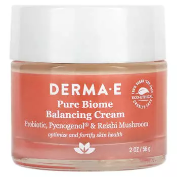 DERMA E, Чистый крем для балансировки биома, 56 г (2oz)